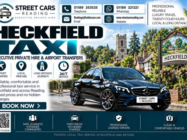 Heckfield Taxi Street Cars Reading