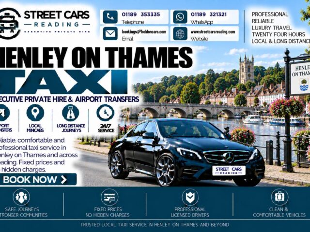 Henley-on-Thames Taxi Street Cars Reading