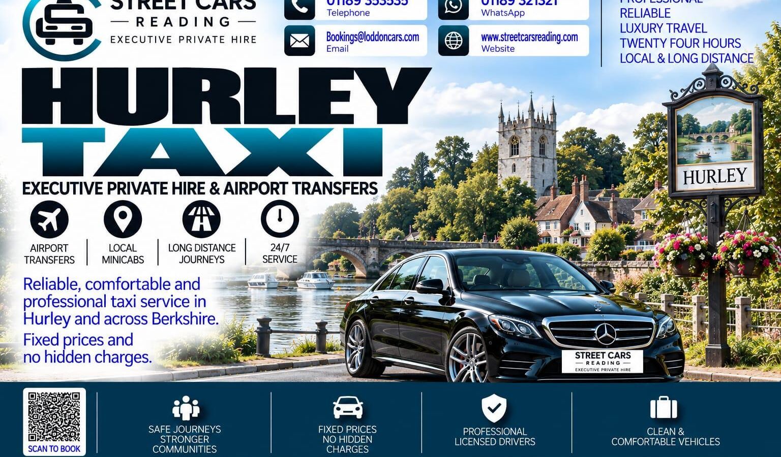 Hurley Taxi Street Cars Reading