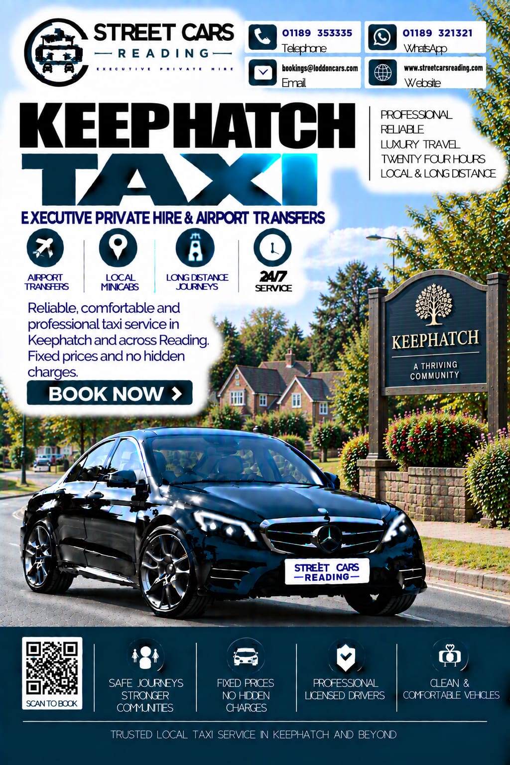 Keephatch taxi service in Wokingham