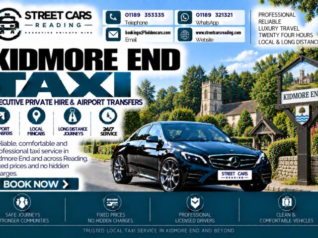 Kidmore End Taxi Street Cars Reading