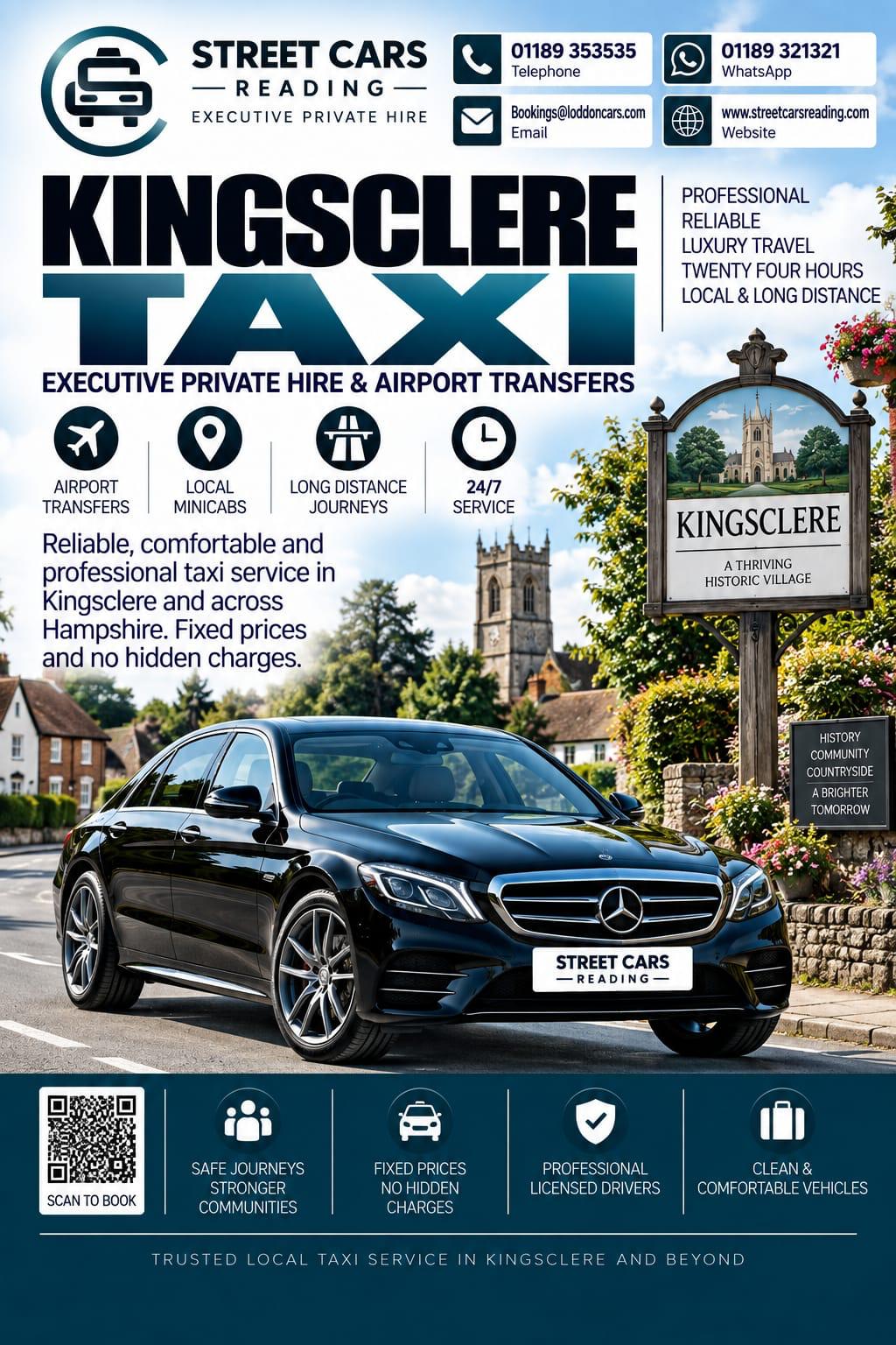 Kingsclere taxi service in Hampshire