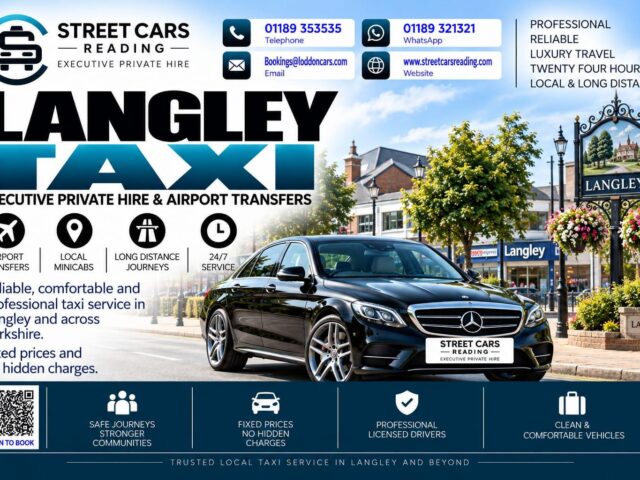 Langley Taxi Street Cars Reading