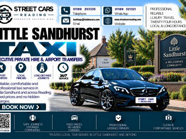 Little Sandhurst Taxi Street Cars Reading