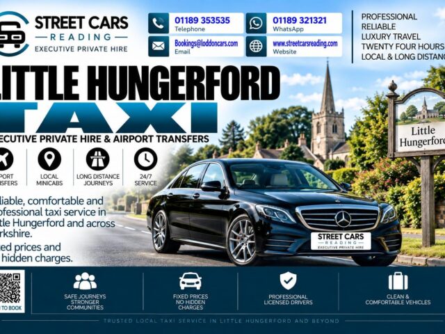 Little Hungerford Taxi Street Cars Reading