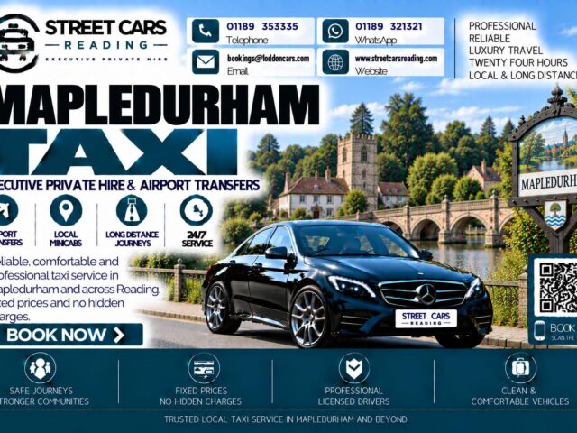 Mapledurham Taxi Street Cars Reading