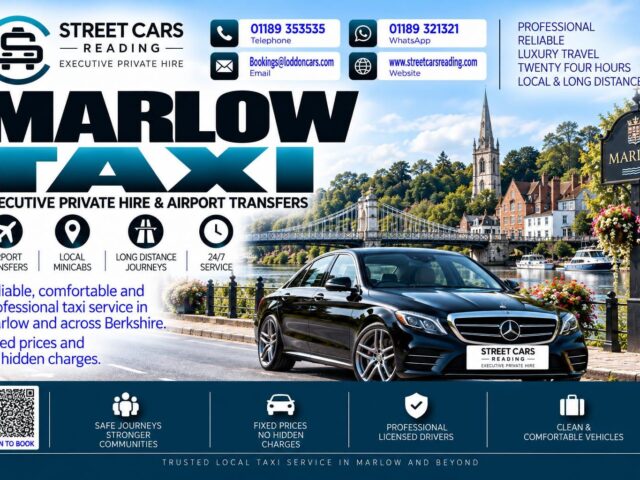 Marlow Taxi Street Cars Reading