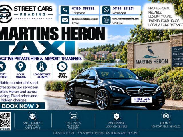 Martins Heron Taxi Street Cars Reading