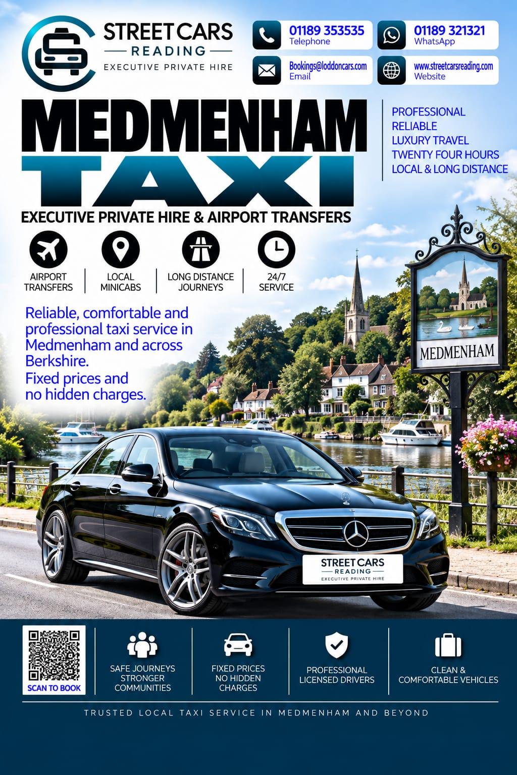 Medmenham taxi service in Buckinghamshire