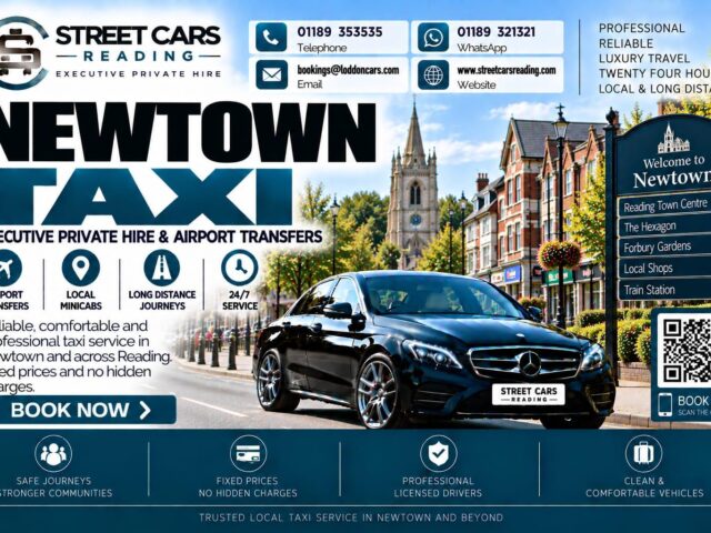 Newtown Taxi Street Cars Reading