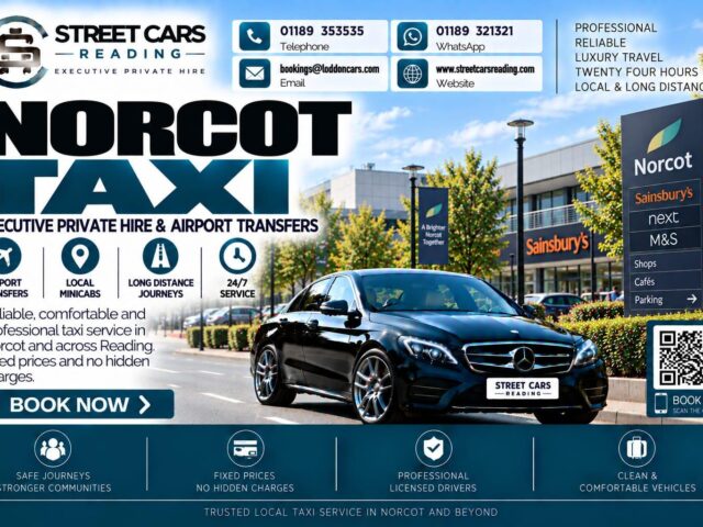 Norcot Taxi Street Cars Reading
