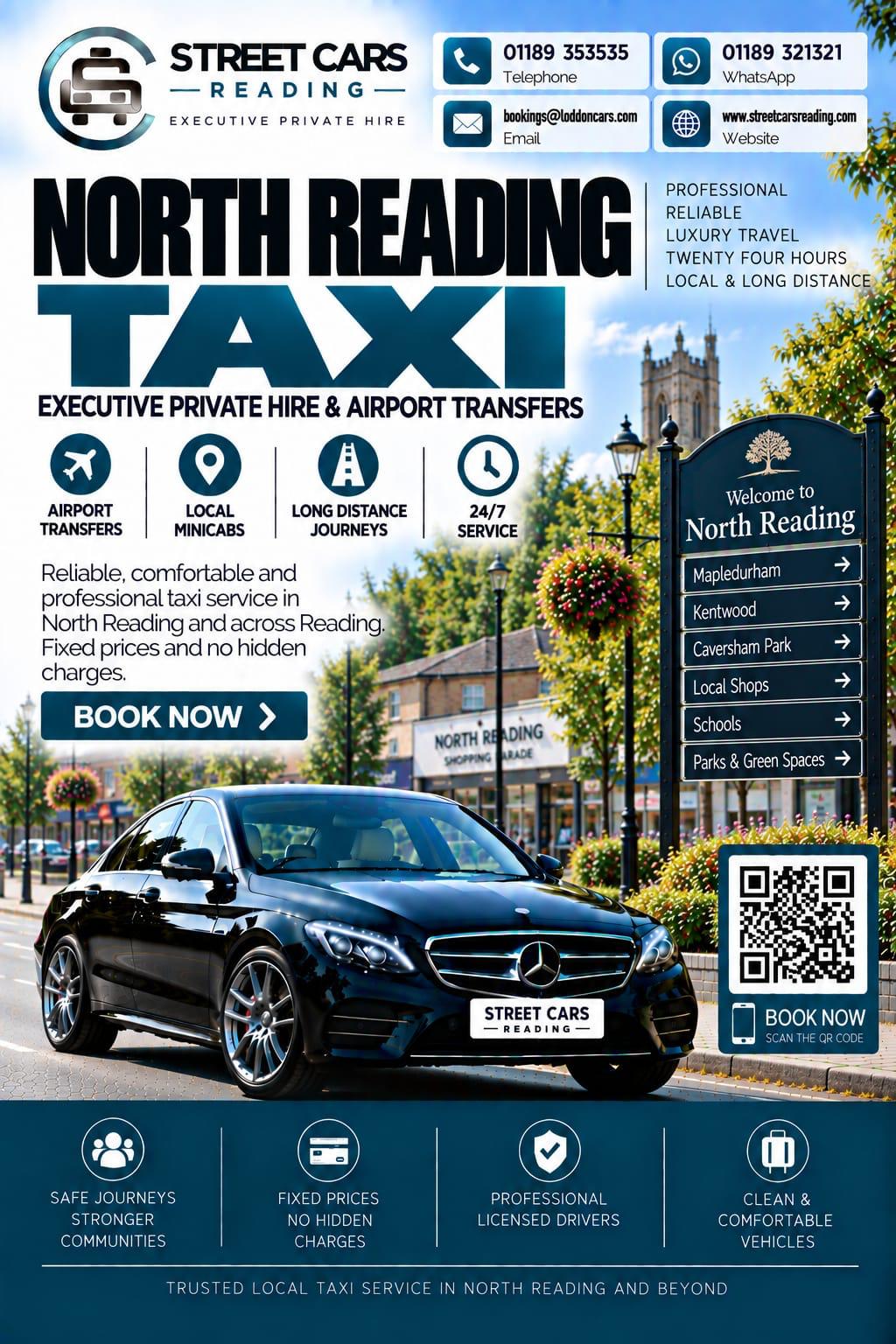 North Reading taxi service in Reading Berkshire