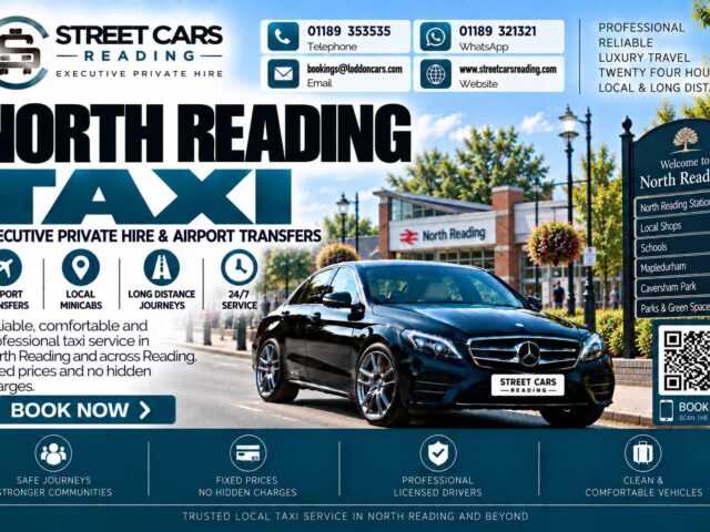 North Reading Taxi Street Cars Reading