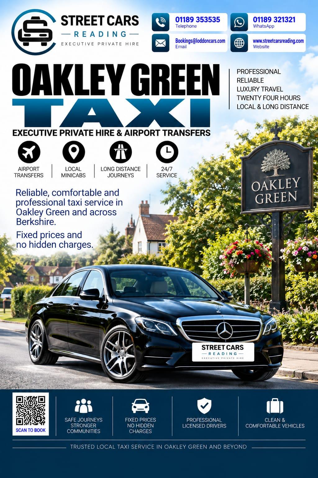 Oakley Green taxi service near Windsor