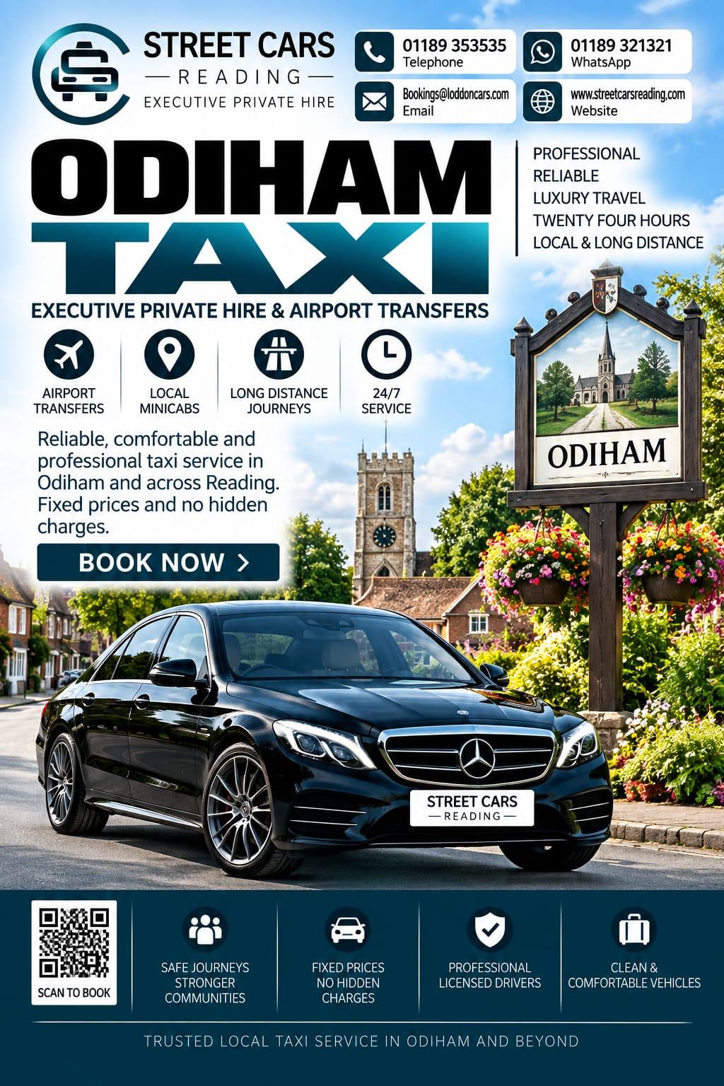 Odiham taxi service in Hampshire