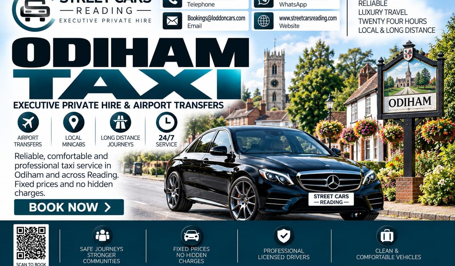 Odiham Taxi Street Cars Reading