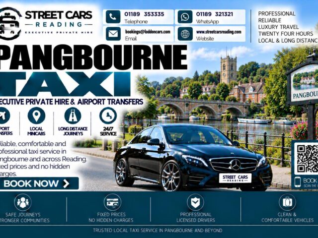 Pangbourne Taxi Street Cars Reading