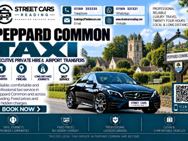 Peppard Common Taxi Street Cars Reading