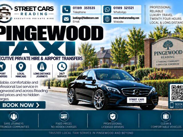 Pingewood Taxi Street Cars Reading