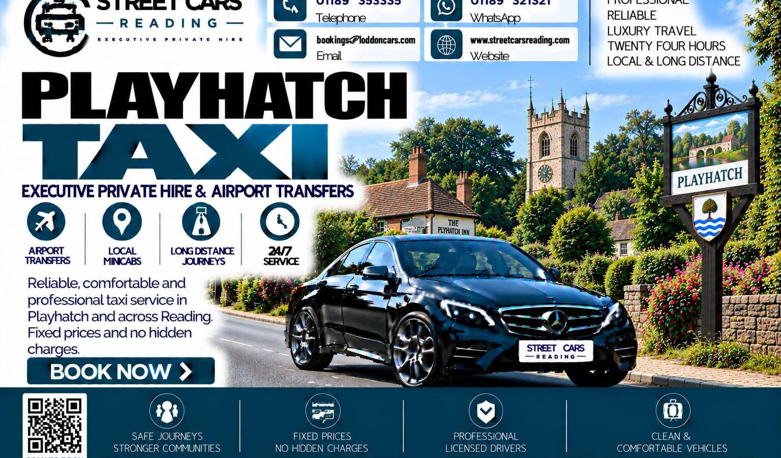 Playhatch Taxi Street Cars Reading
