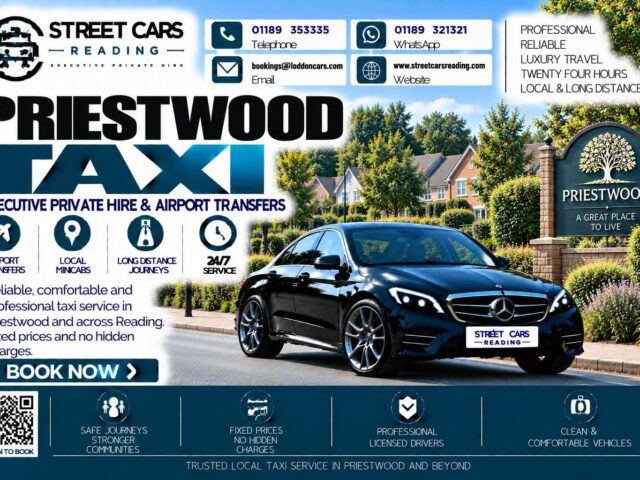 Priestwood Taxi Street Cars Reading