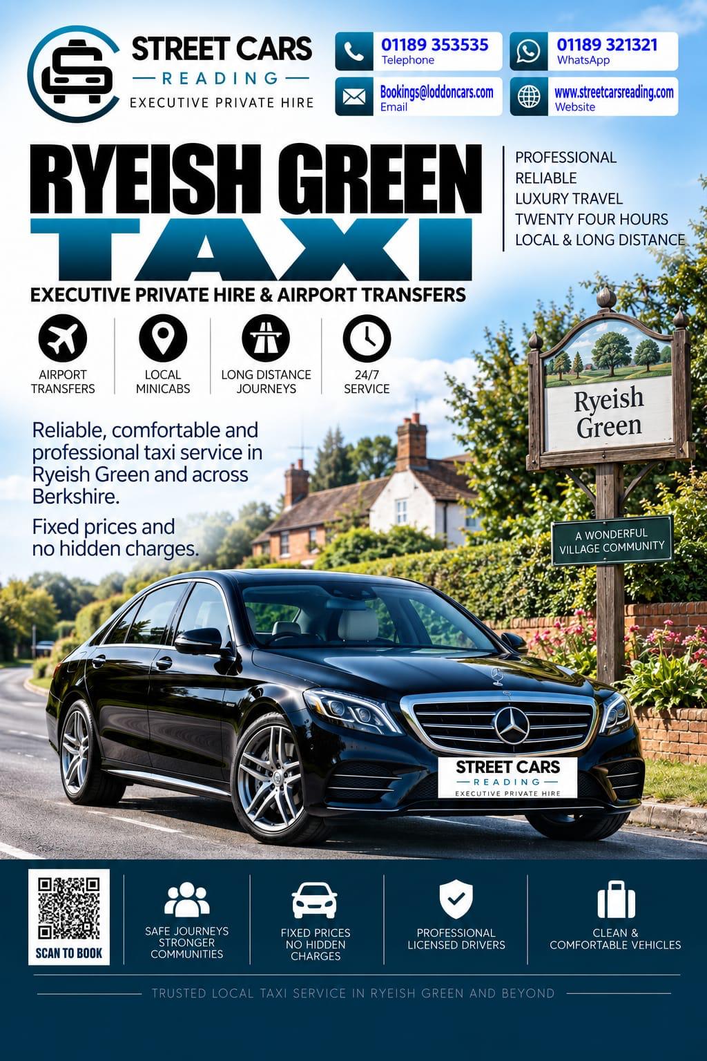 Ryeish Green taxi service near Reading