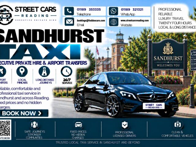 Sandhurst Taxi Street Cars Reading