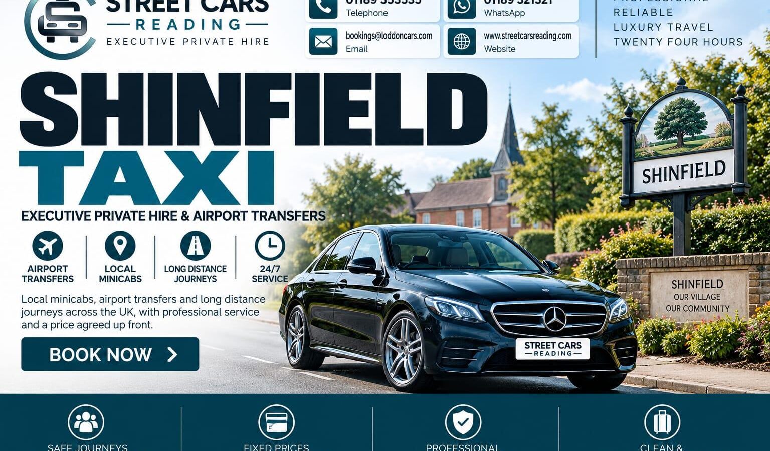 Shinfield Taxi Reliable Private Hire