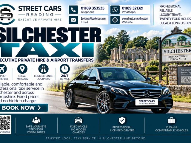 Silchester Taxi Street Cars Reading