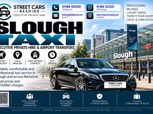 Slough Taxi Street Cars Reading
