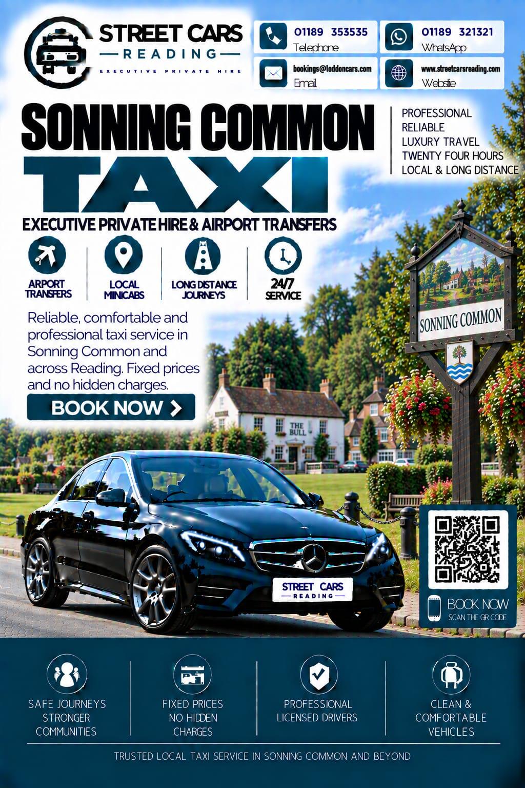 Sonning Common taxi service near Reading
