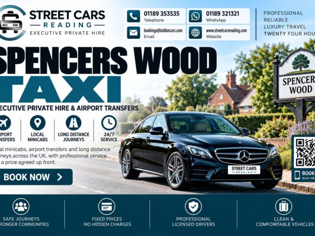 Spencers Wood Taxi Street Cars Reading
