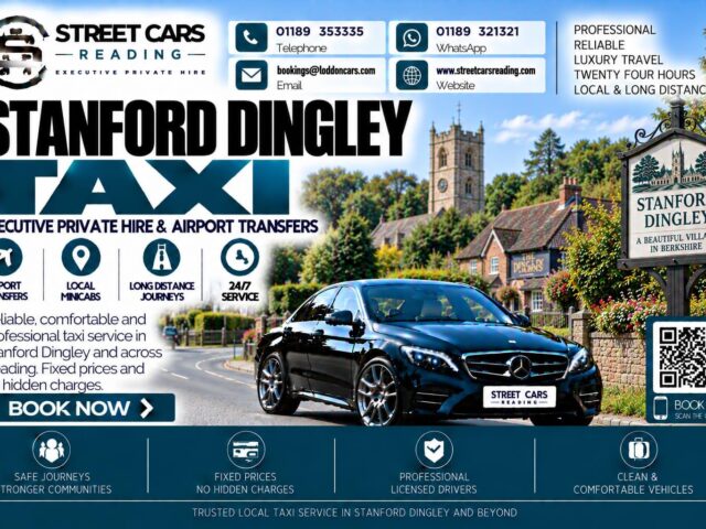 Stanford Dingley Taxi Street Cars Reading