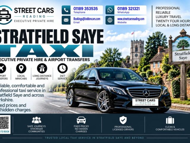 Stratfield Saye Taxi Street Cars Reading