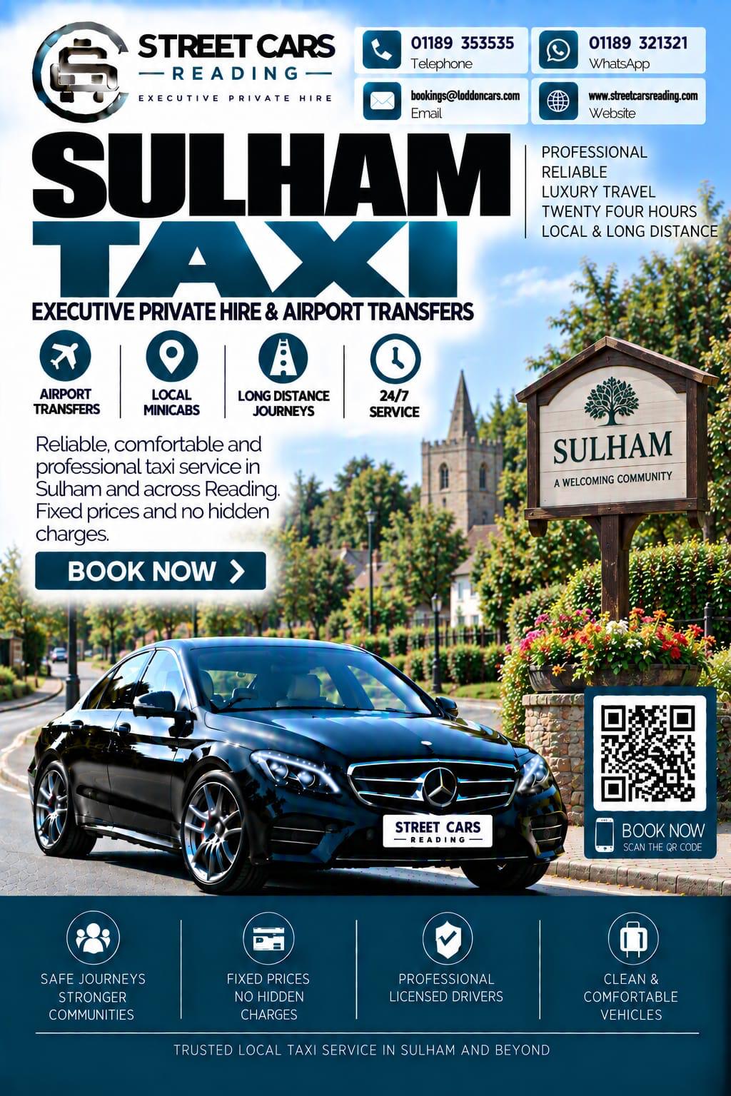 Sulham taxi service in Berkshire
