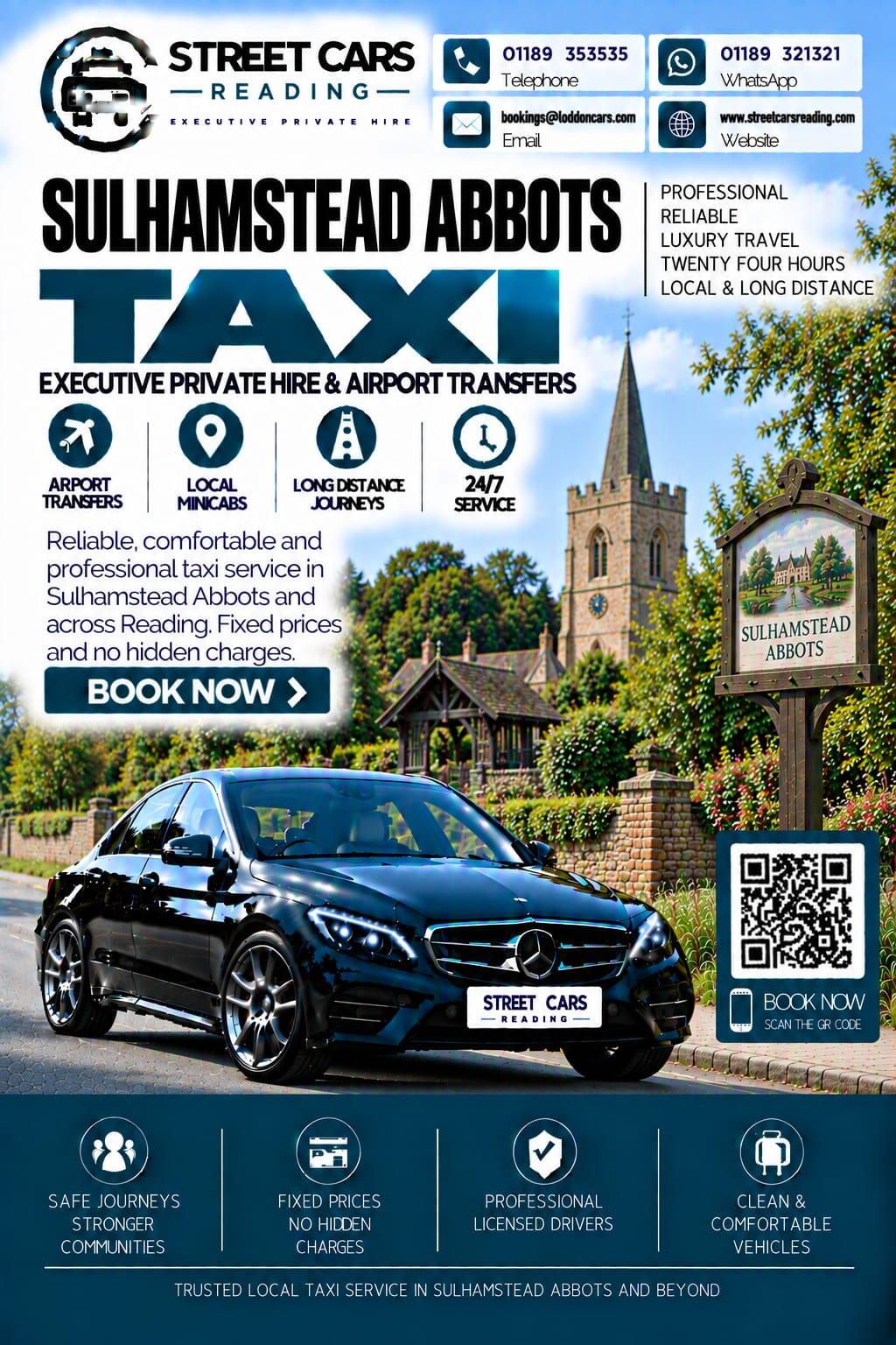 Sulhamstead Abbots taxi service in West Berkshire