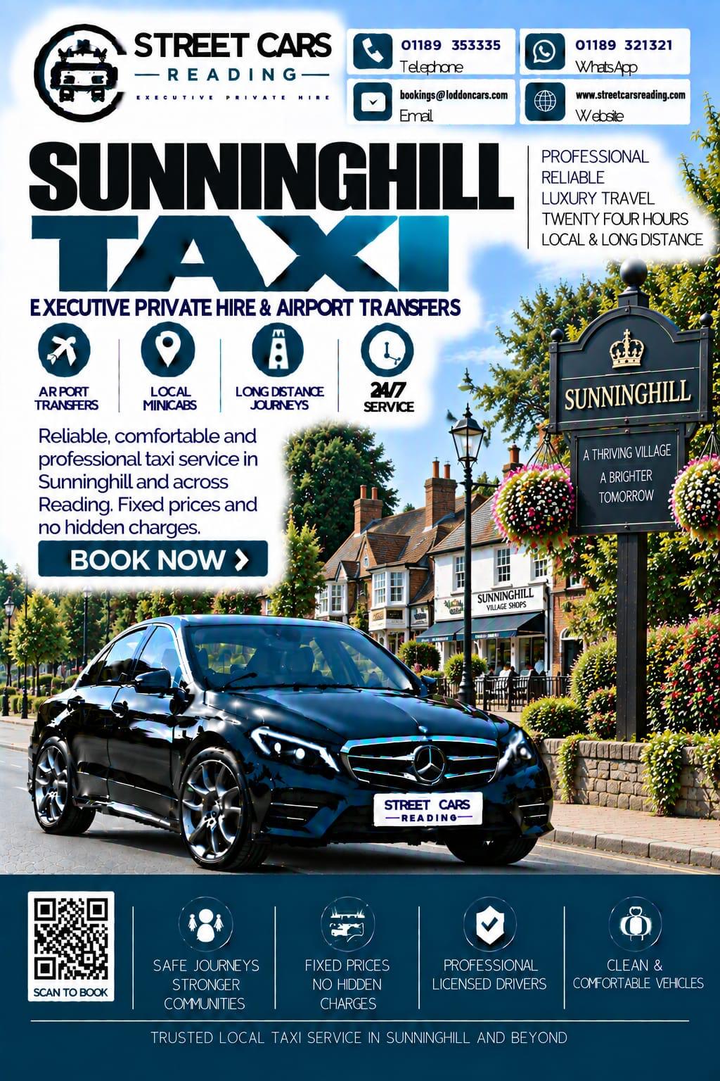 Sunninghill taxi service near Reading