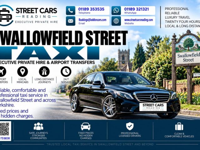 Swallowfield Street Taxi Street Cars Reading