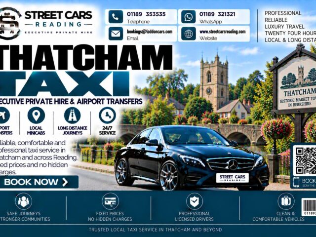 Thatcham Taxi Street Cars Reading