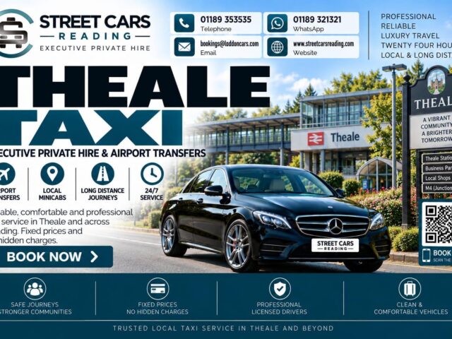 Theale Taxi Street Cars Reading