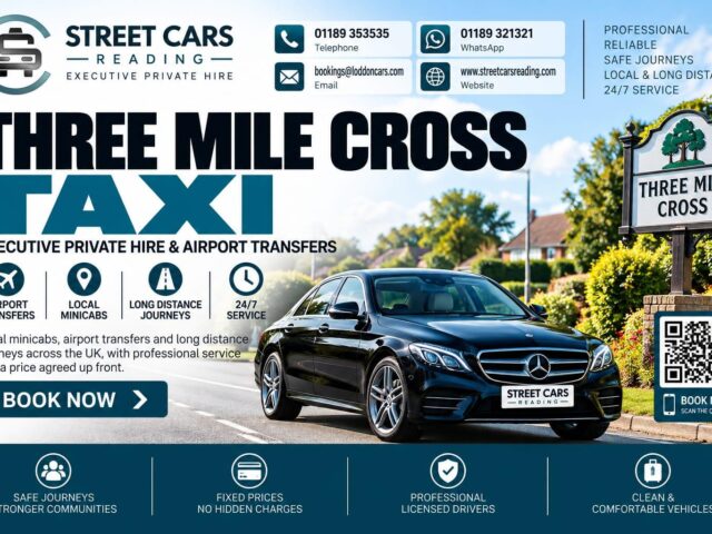 Three Miles Cross Taxi Street Cars Reading
