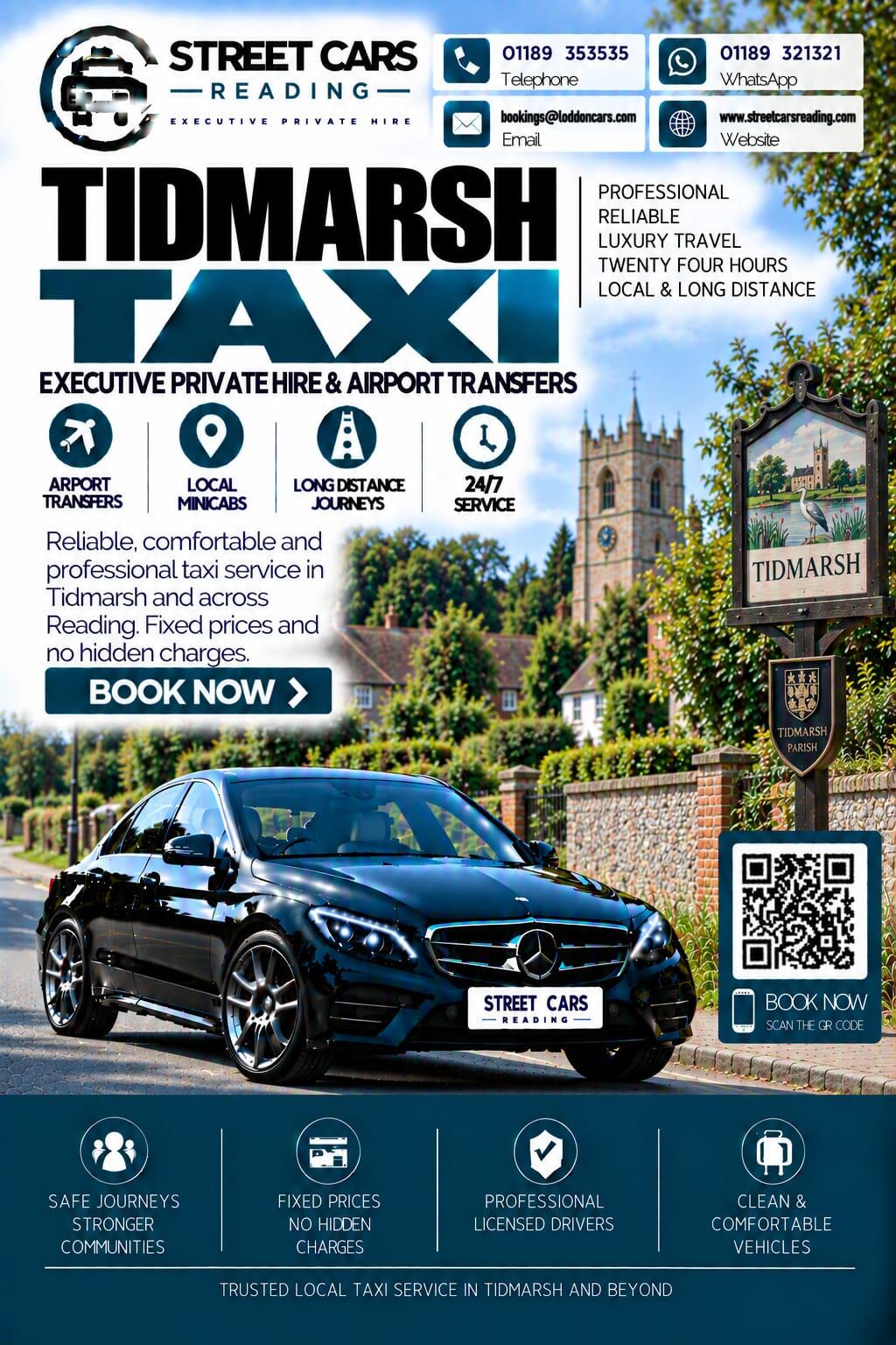 Tidmarsh taxi service in West Berkshire