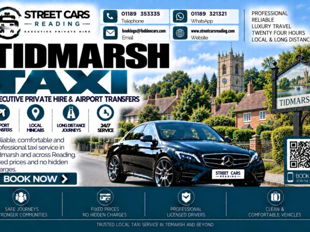 Tidmarsh Taxi Street Cars Reading