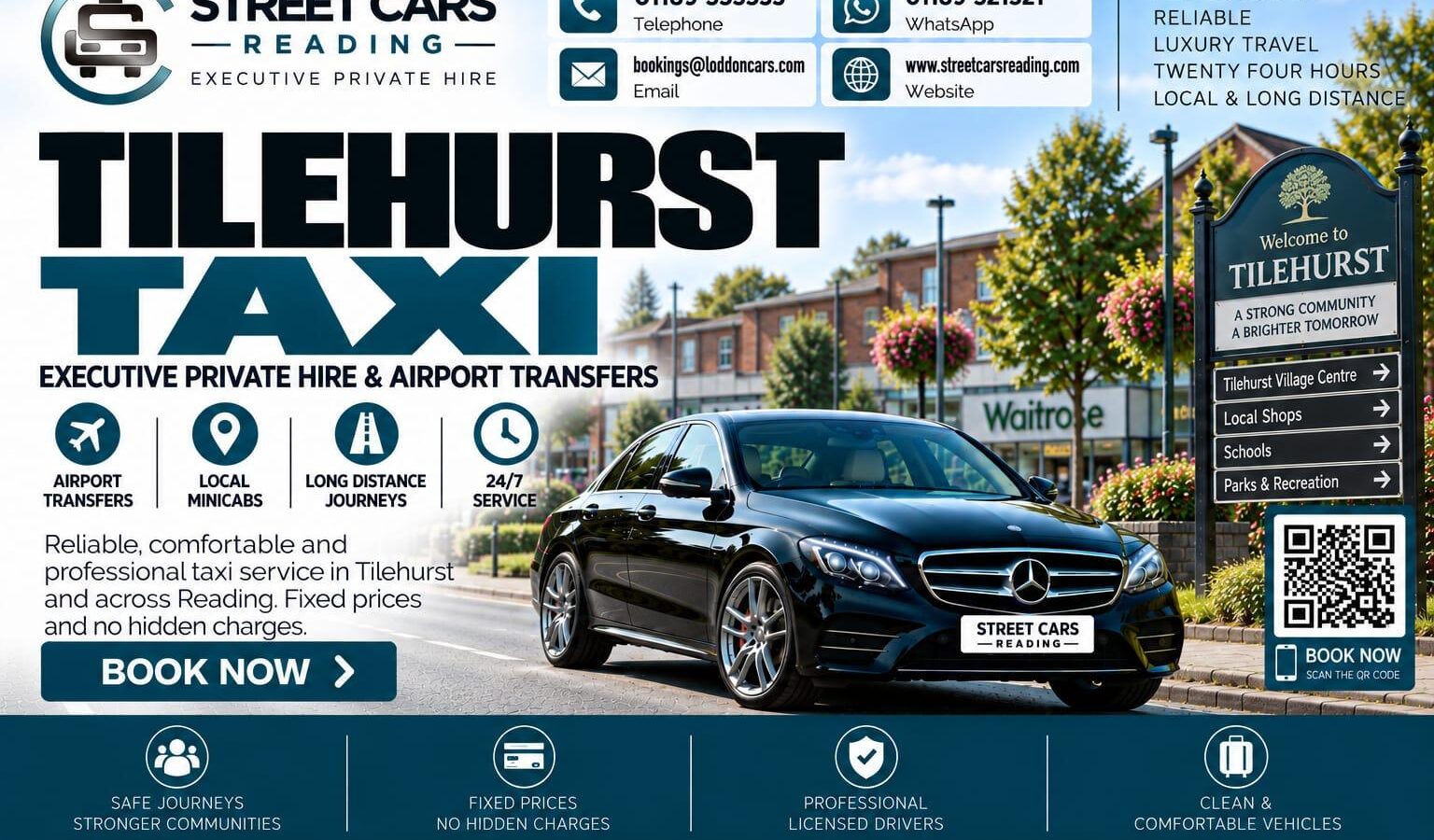 Tilehurst Taxi Street Cars Reading