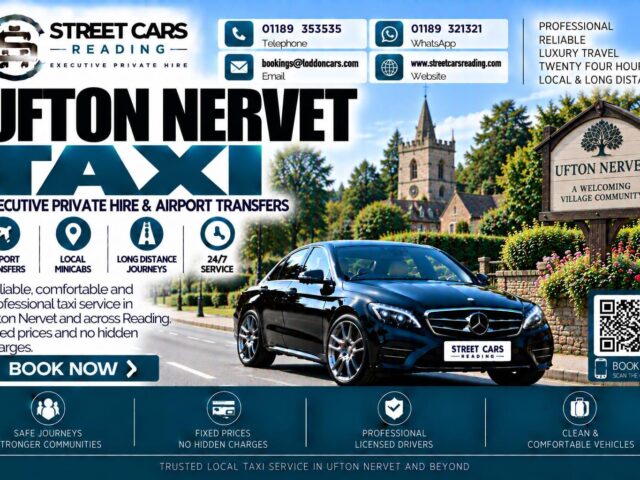 Ufton Nervet Taxi Street Cars Reading