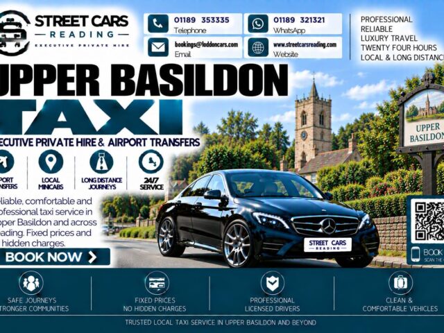 Upper Basildon Taxi Street Cars Reading