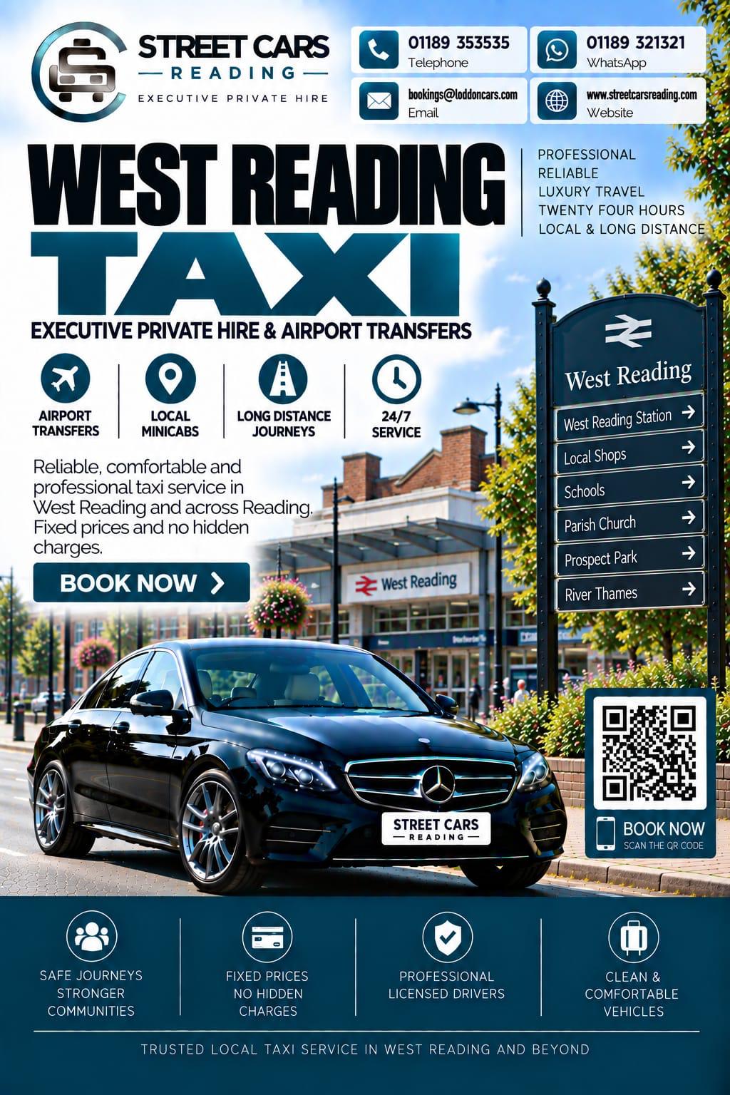 West Reading taxi service in Reading Berkshire