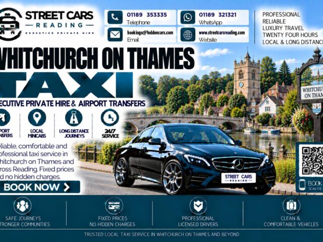 Whitchurch-on-Thames Taxi Street Cars Reading