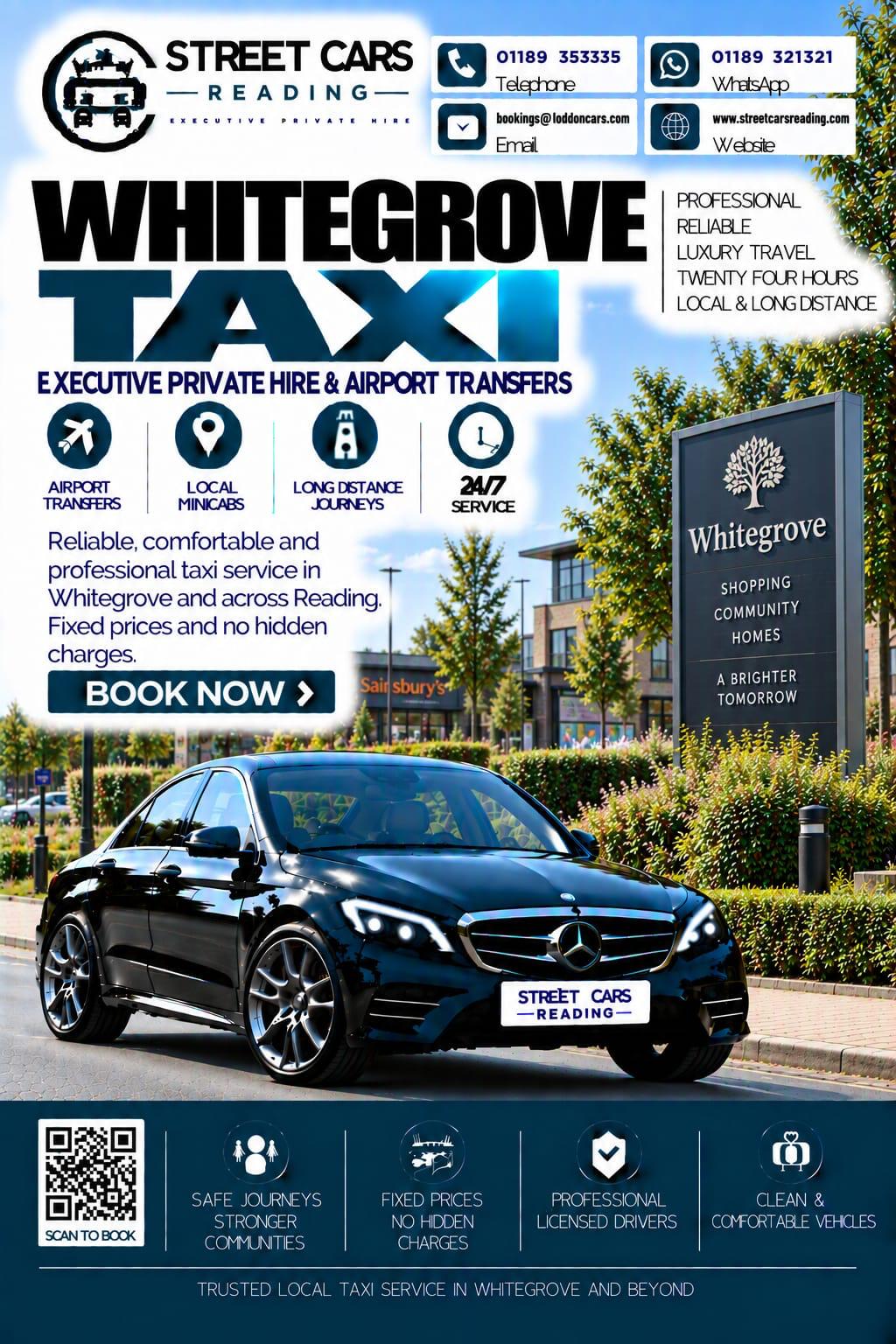 Whitegrove taxi service near Bracknell