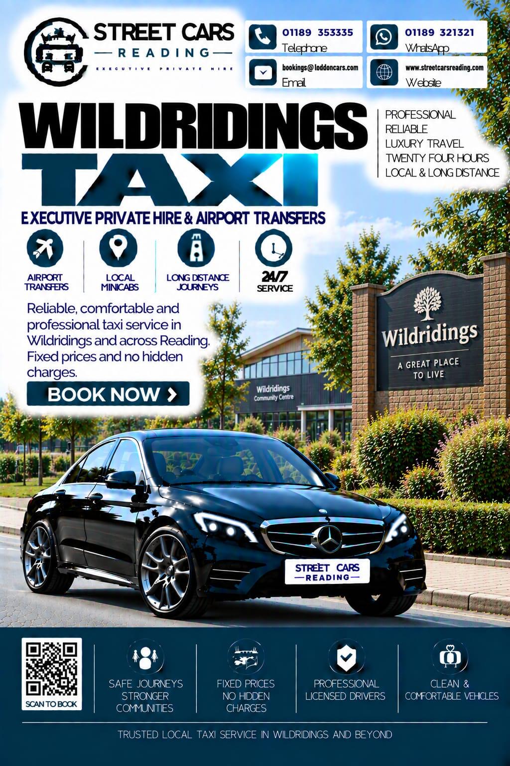 Wildridings taxi service in Bracknell